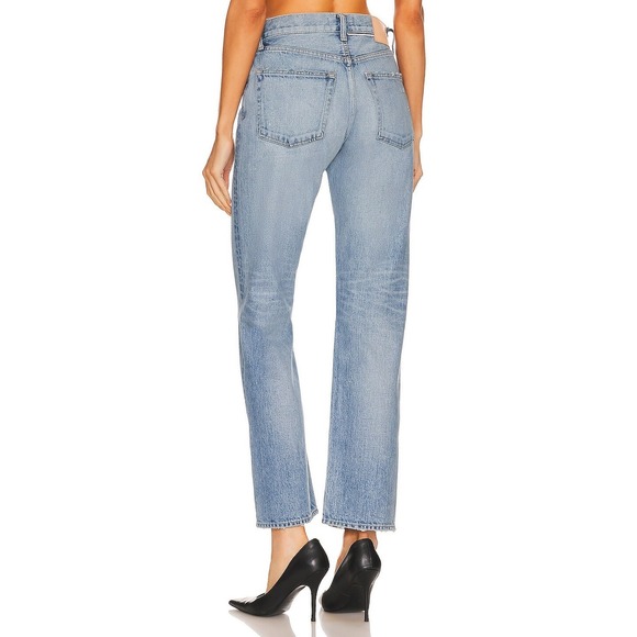 Moussy Vintage Gibraltar Straight Blue Jeans Size 29 - Picture 3 of 12